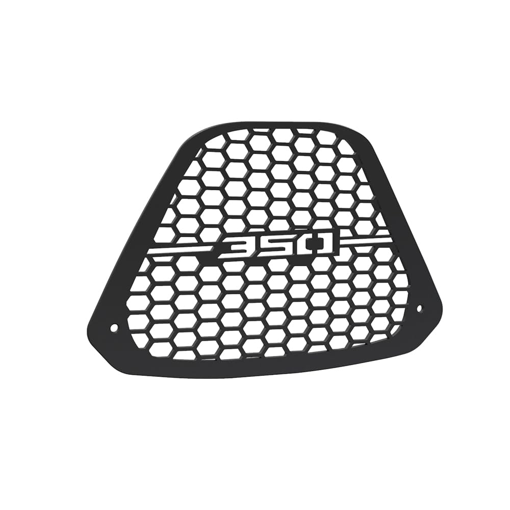 Motorrad Kühlergrill Grill Schutz Schutz Abdeckung Für ADV 350 2021 2022 2023 2024 Wasser Tank Grille Abdeckung Net Motorrad Teile Kühler(Black) von KZYQDARS