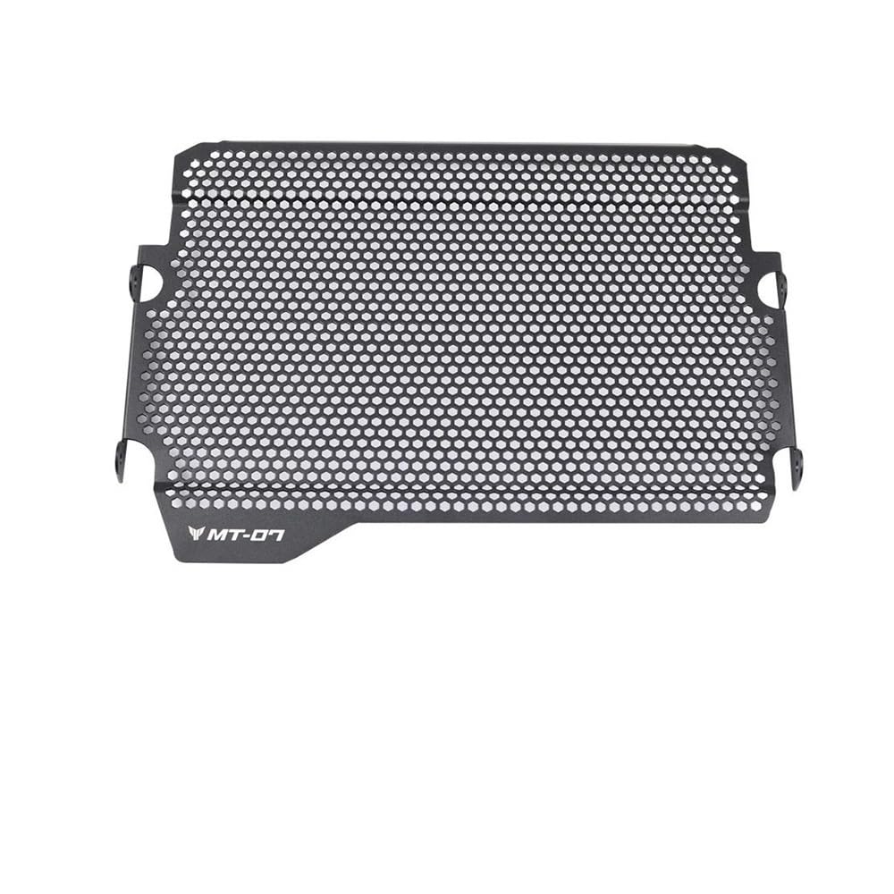 Motorrad Kühlergrill Grill Schutz Schutz Abdeckung Für MT07 2014 2015 2016 2017 2018 2019 2020 2021 2022 2023 2024 Kühlerschutzgitter Edelstahlschutzkappe(B new black 14-24) von KZYQDARS