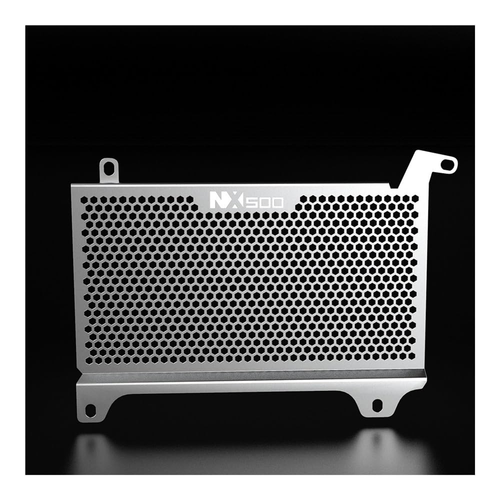Motorrad Kühlergrill Grill Schutz Schutz Abdeckung Für NX400 NX500 2023 2024 2025 Motorradzubehör Kühlerschutzgitterabdeckung(Silver) von KZYQDARS