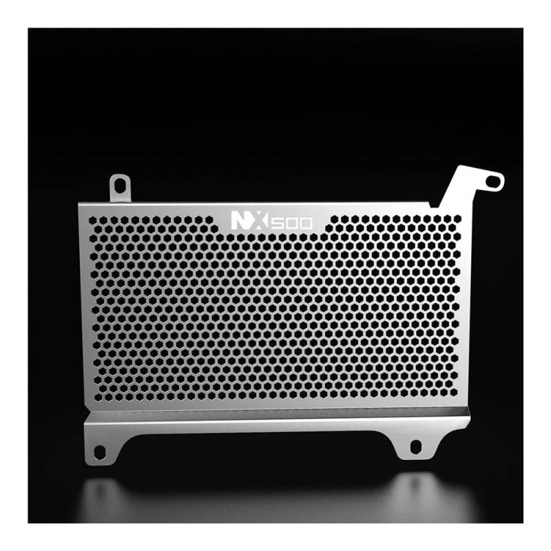 Motorrad Kühlergrill Grill Schutz Schutz Abdeckung Für NX400 NX500 2023 2024 2025 Motorradzubehör Kühlerschutzgitterabdeckung(Silver) von KZYQDARS