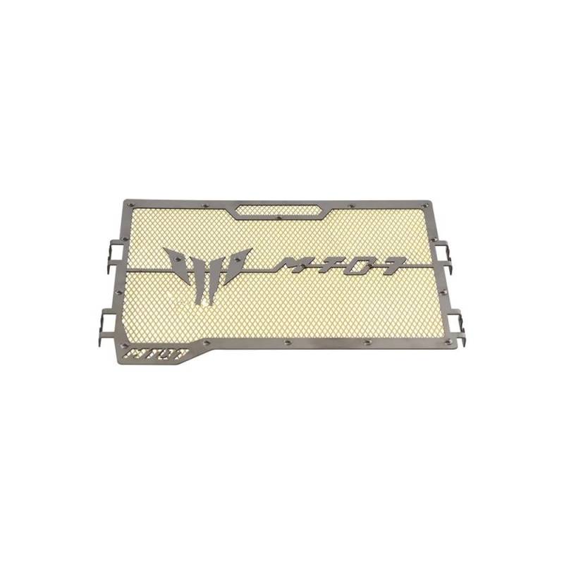 Motorrad Kühlergrill Grill Schutz Schutz Abdeckung Kühlerschutzgitterabdeckung Schutzkappe für MT07 2014 2015 2016 2017 2018 2019 2020 2021 2022 2023 2024(A yellow 14-22) von KZYQDARS