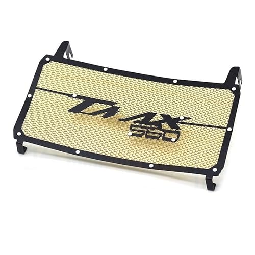 Motorrad Kühlergrill Grill Schutz Schutz Abdeckung Motorrad Kühler Schutz Grille Wasser Kühler Tank Abdeckung Schutz Für TMAX 560 2020 2021 2022(Gold) von KZYQDARS