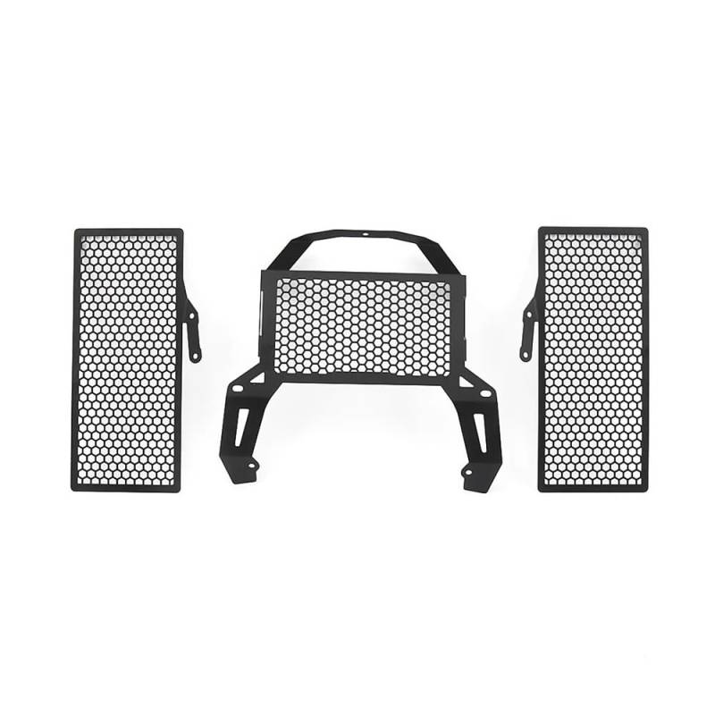 Motorrad Kühlergrill Grill Schutz Schutz Abdeckung Motorrad Zubehör Für MULTISTRADA V4 2021 2022 Ölkühler Kühlergrill Wache Abdeckung Schwarz von KZYQDARS