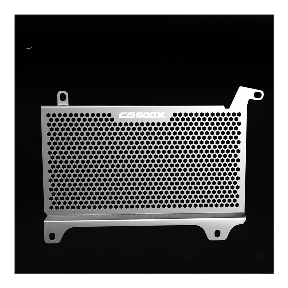 Motorrad Kühlergrill Grill Schutz Schutz Abdeckung Motorrad Zubehör Kühlergrill Schutz Abdeckung FÜR CB500X 2022 2023 2024(Silver) von KZYQDARS