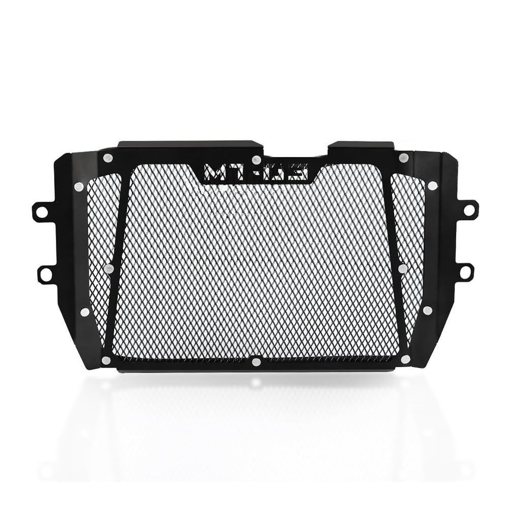 Motorrad Kühlergrill Grill Schutz Schutz Abdeckung Motorradzubehör Kühlerschutzgitterabdeckung für MT03 FZ03 2015-2025(Black) von KZYQDARS
