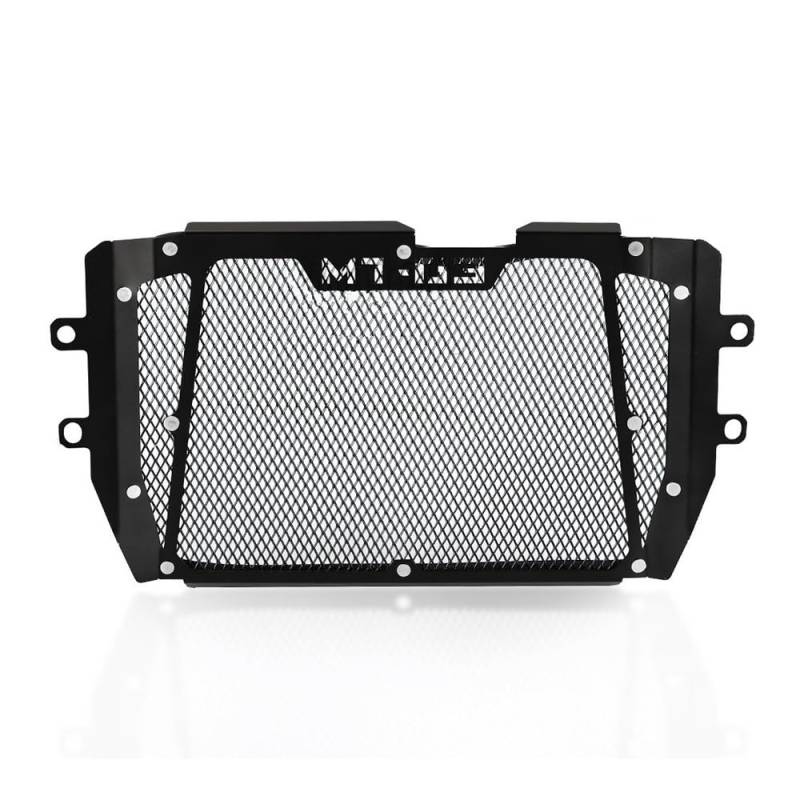 Motorrad Kühlergrill Grill Schutz Schutz Abdeckung Motorradzubehör Kühlerschutzgitterabdeckung für MT03 FZ03 2015-2025(Black) von KZYQDARS