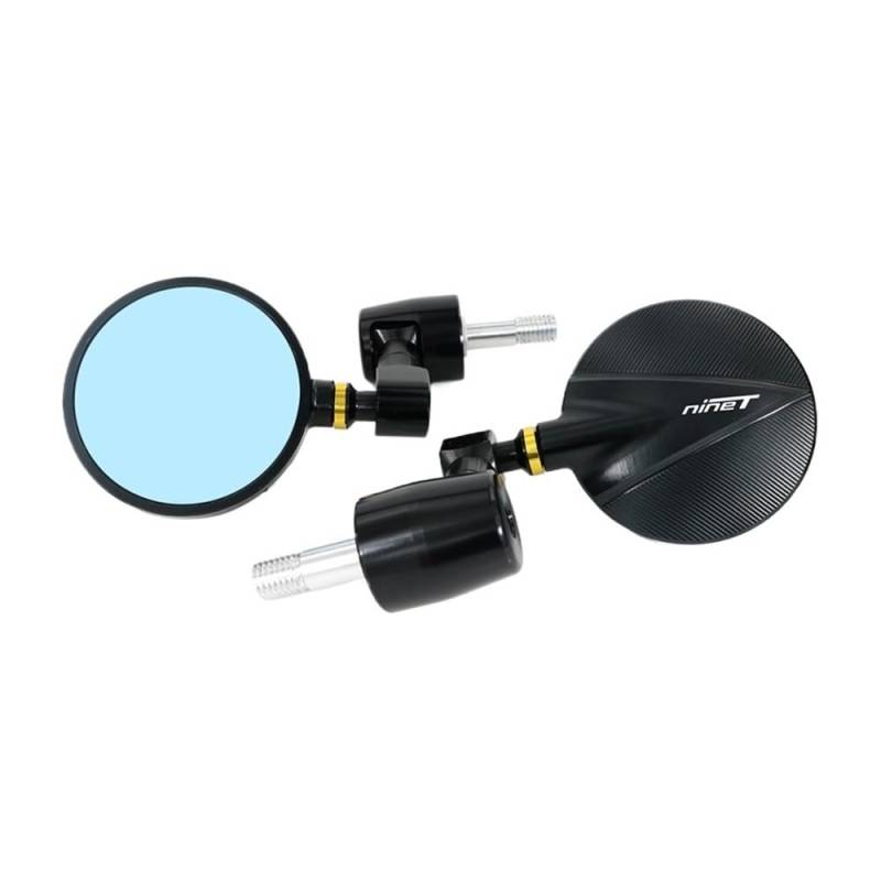 Motorrad Rückspiegel Für R Nine-t 2014 2015 2016 2017 2018 2019 Motorrad CNC Lenker Rückspiegel Außenspiegel Lenkerendenspiegel(GOLD) von KZYQDARS