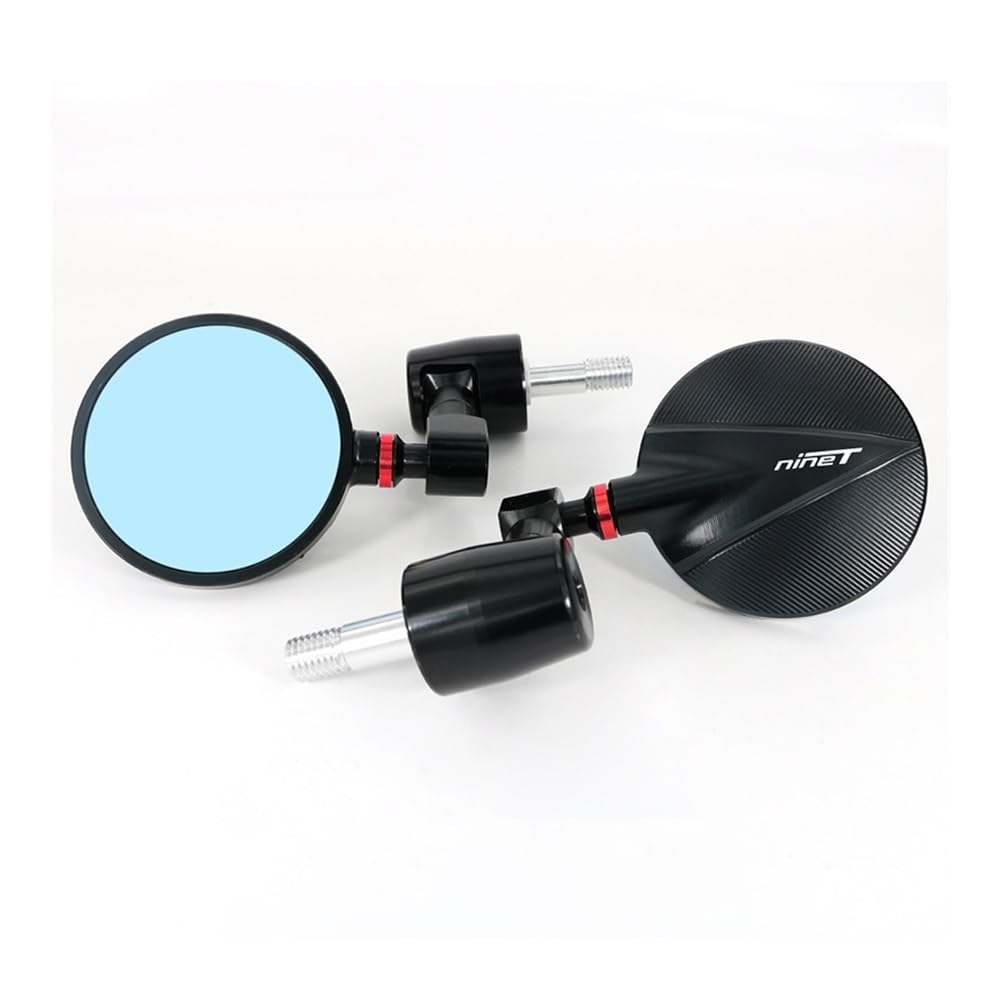 Motorrad Rückspiegel Für R Nine-t 2014 2015 2016 2017 2018 2019 Motorrad CNC Lenker Rückspiegel Außenspiegel Lenkerendenspiegel(RED) von KZYQDARS