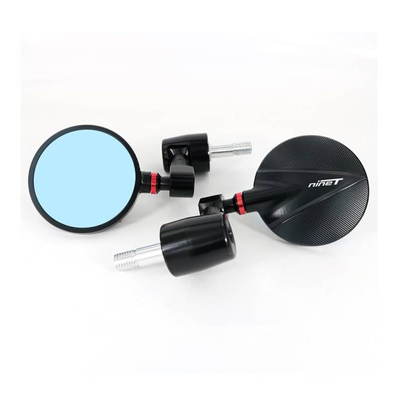 Motorrad Rückspiegel Für R Nine-t 2014 2015 2016 2017 2018 2019 Motorrad CNC Lenker Rückspiegel Außenspiegel Lenkerendenspiegel(RED) von KZYQDARS