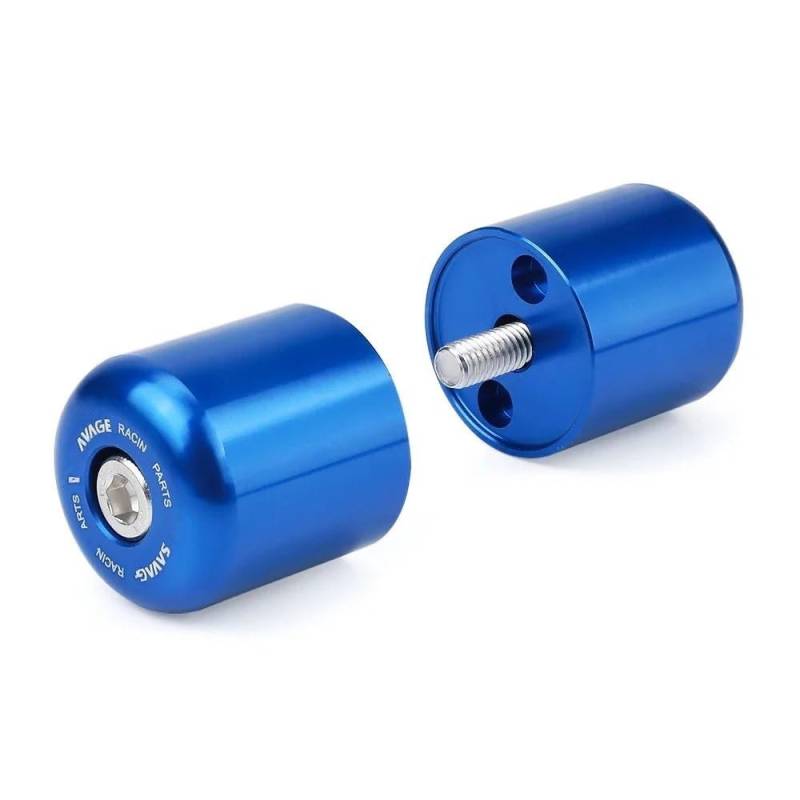 Motorradlenker Für S&UZUKI Für GSX-R 600 750 GSXR 1000 Motorrad-Lenkerendkappen Handgriffstecker Lenkerenden Slider(Blue) von KZYQDARS