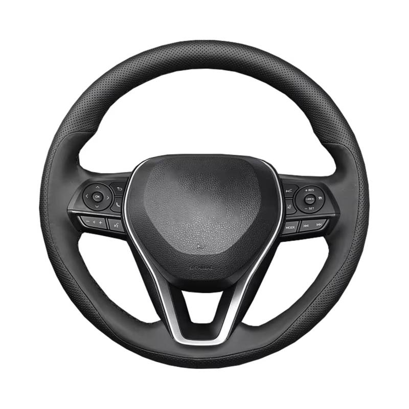 Auto Lenkradabdeckung Für Toyota Für Levin Für Corolla Für Camry 2020-2023 Für Harrier 2022-2023 Handnähende Autolenkradabdeckung(Style 1) von KZZYPJ