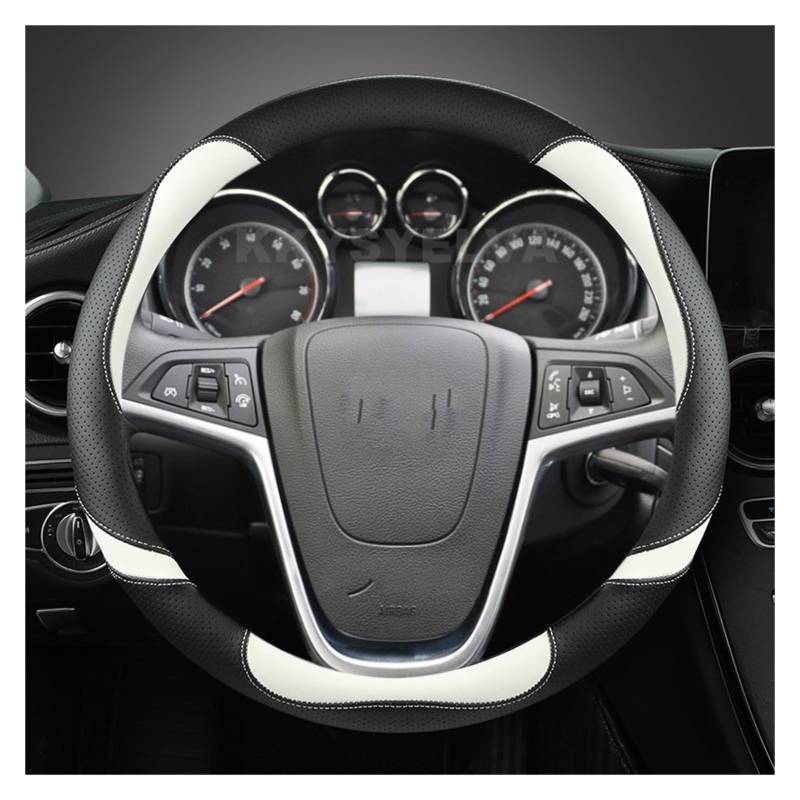 Auto Lenkradabdeckung Leder Auto Lenkrad Abdeckung Zubehör Für Opel Für Insignia 2009 2010 2011 2012 2013(Black) von KZZYPJ