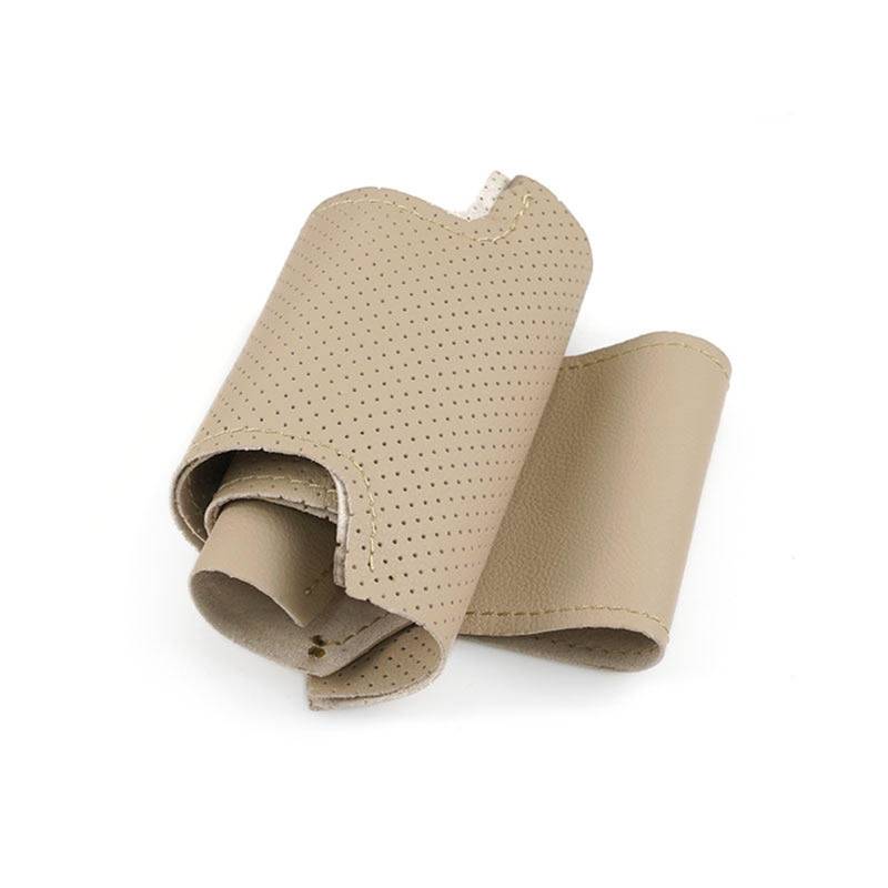 Auto-Lenkradbezug Auto Innen Lenkrad Abdeckung Perforierte Mikrofaser Leder Trim Für Benz Für E-Klasse Für W212 2009 2010 2011 2012(Beige) von KZZYPJ