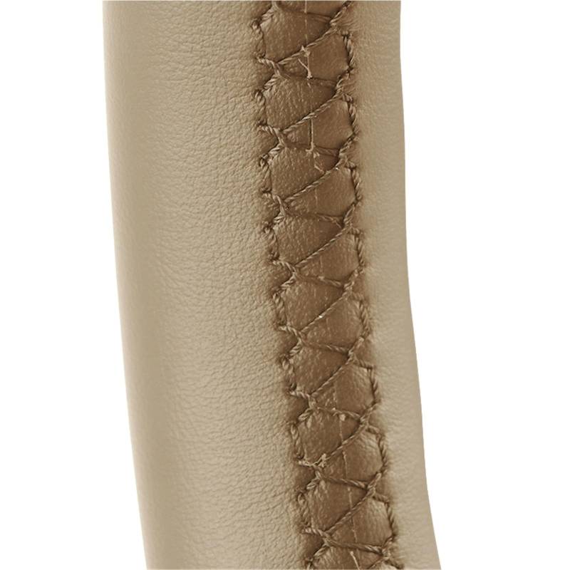 Auto-Lenkradbezug Auto-Lenkrad-Abdeckung Lenkung Mikrofaser-Leder Handgenäht Für Dodge Für Grand Für Caravan Für Journey Für Avenger Für Durango(Beige) von KZZYPJ