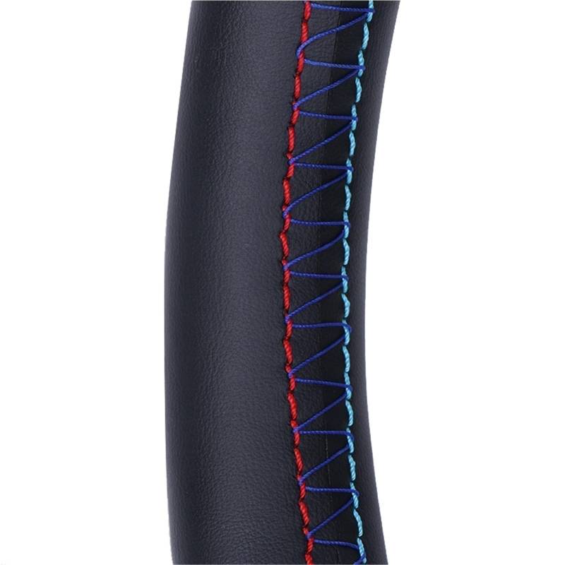 Auto-Lenkradbezug Auto Lenkrad Abdeckung Lenkung Wrap Für Peugeot Für Expert Für Traveller 408 2016 2017 2018 2019 2020 2021 2022(Red-Blue line) von KZZYPJ
