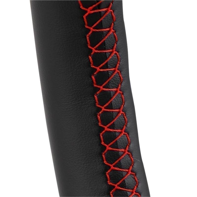 Auto-Lenkradbezug Auto Lenkrad Abdeckung Lenkung Wrap Mikrofaser Leder Hand Nähen Für Smart Für Fortwo 2009 2010 2011 2012 2013 Für Smart Für Forjeremy 2013(Red line) von KZZYPJ