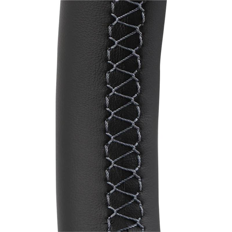 Auto-Lenkradbezug Auto Lenkrad Abdeckung Lenkung Wrap Mikrofaser Leder Schwarz Für Cayenne Für Macan Für Panamera 911 996 997 959(Grey line) von KZZYPJ