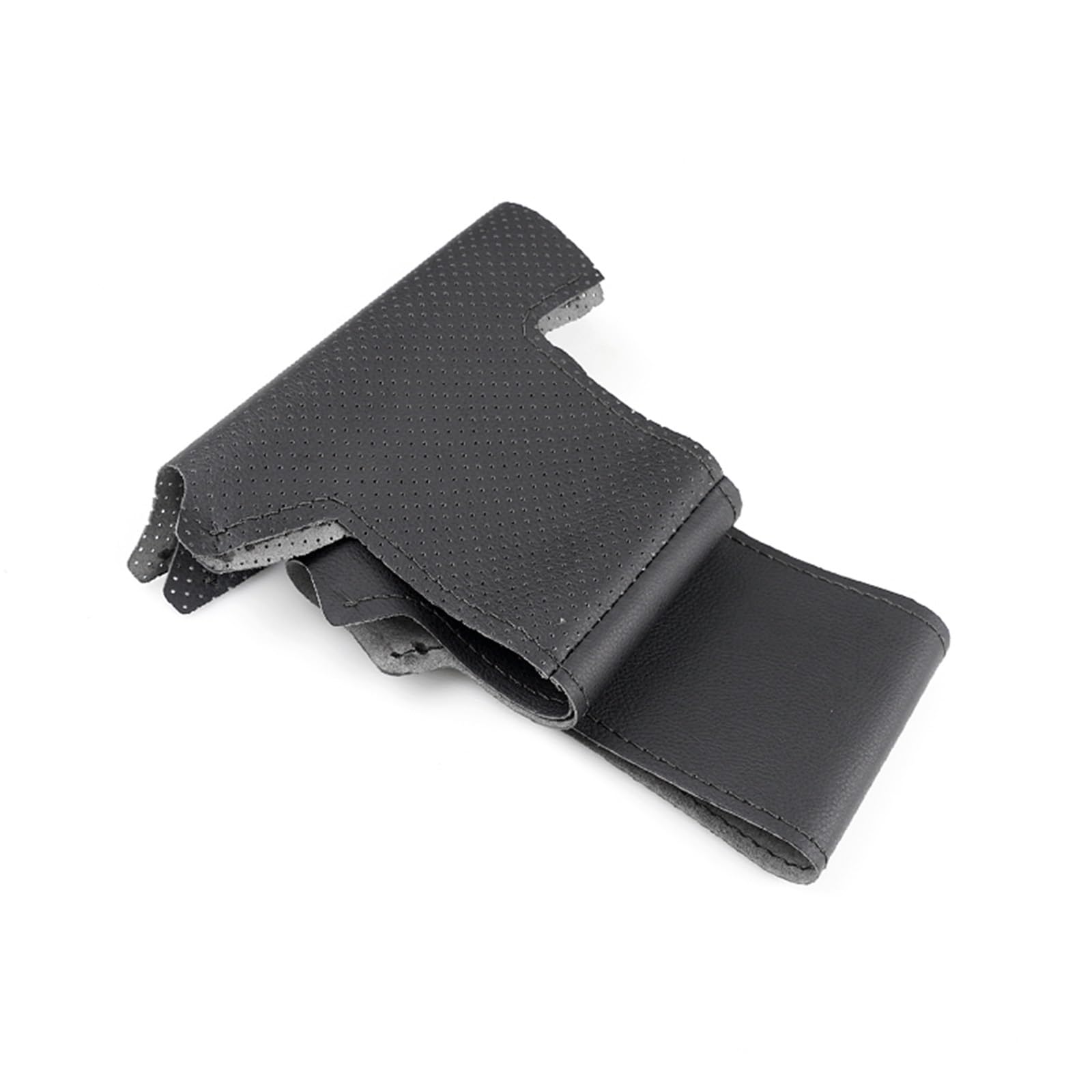 Auto-Lenkradbezug Braid Lenkrad Auto Innen Lenkrad Hand-genäht Leder Abdeckung Für Kia Für Forte 2019 Für KIA Für Optima 2018 2019(Black line) von KZZYPJ