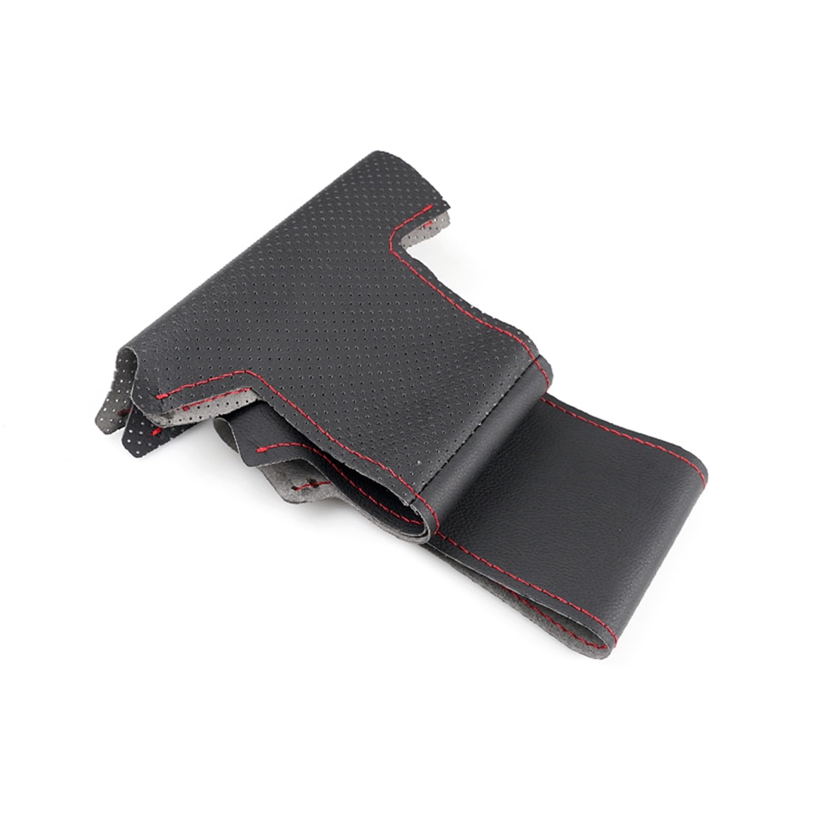 Auto-Lenkradbezug Braid Lenkrad Auto Innen Lenkrad Hand-genäht Leder Abdeckung Für Kia Für Forte 2019 Für KIA Für Optima 2018 2019(Red line) von KZZYPJ