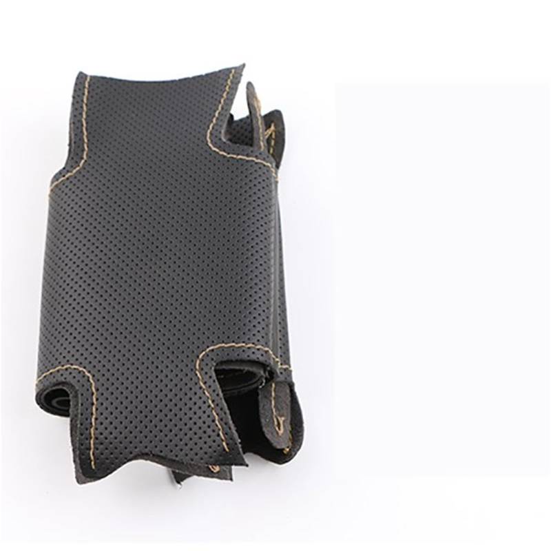 Auto-Lenkradbezug Leder Auto Lenkrad Abdeckung Lenkrad Lenker Geflecht Für CRV Für CR-V 2012 2013 2014 2015(Beige Thread) von KZZYPJ