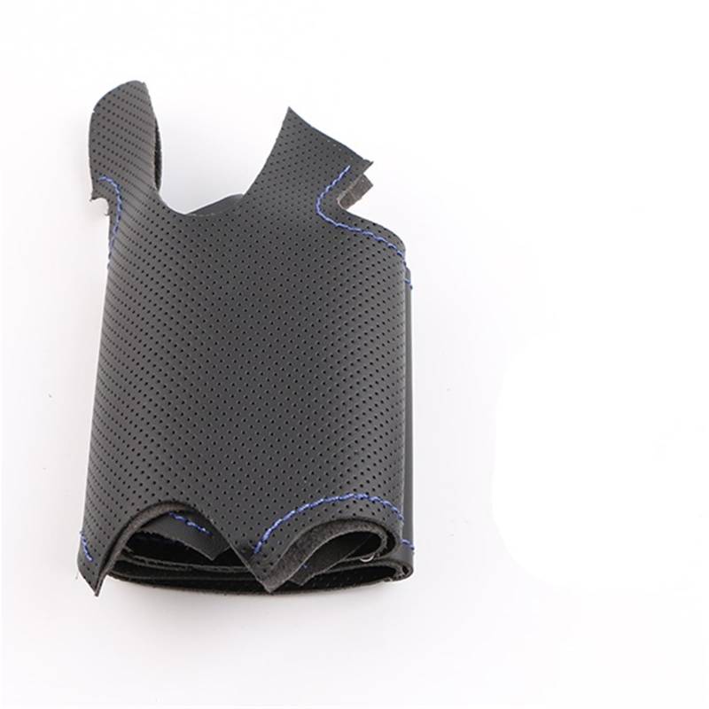Auto-Lenkradbezug Leder Auto Lenkrad Abdeckung Lenkung-Rad Lenker Geflecht Für Kia Für K5 2016 2017 Für Sportage 4 Für KX5 2016 2017(Blue Thread) von KZZYPJ