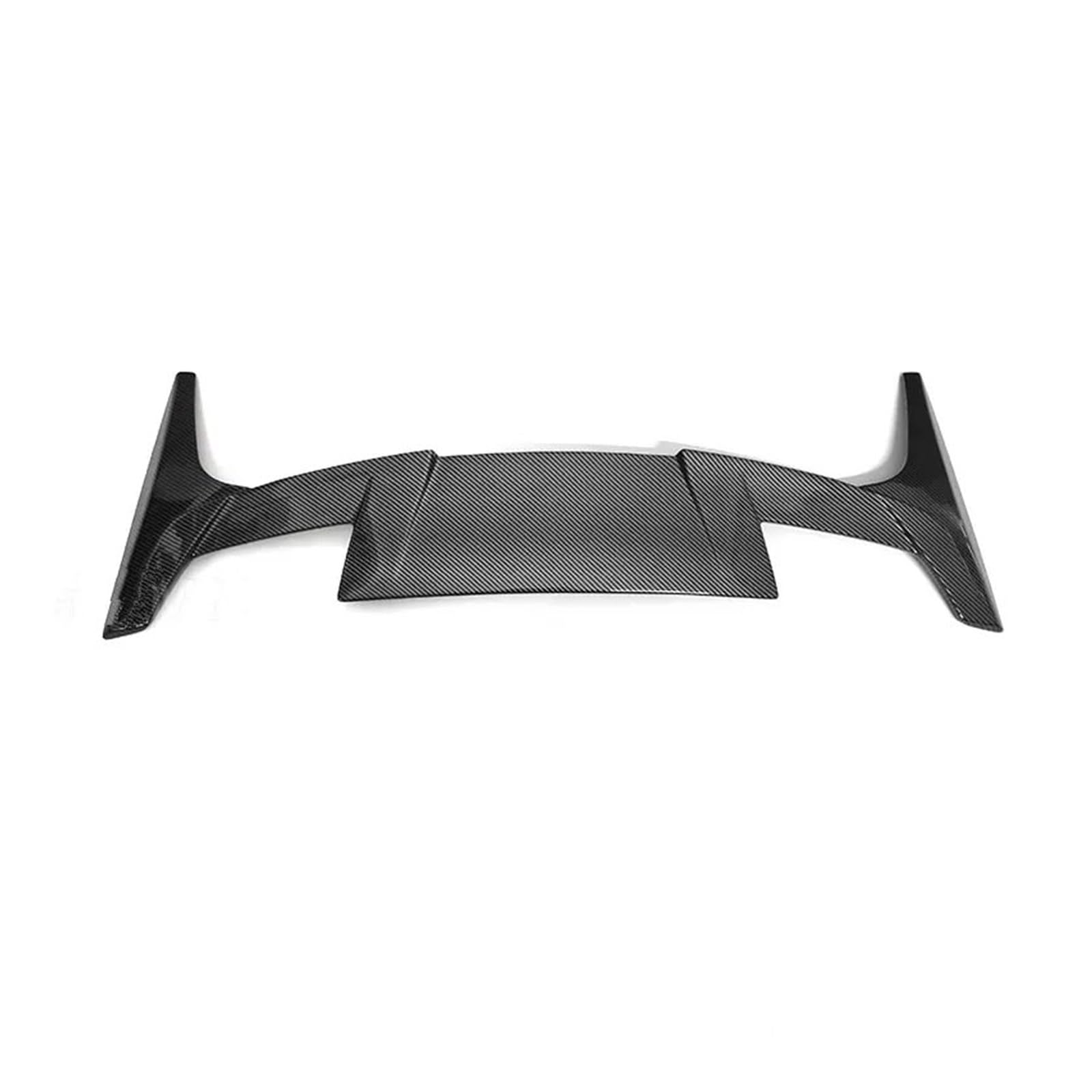 Heckspoiler Flügel Auto Dachflügel Für Tesla Für Modell Y 3 Spoiler Schwarz Carbon Oberfläche Schwanz Fin Dekoration Zubehör(3 Carbon Paint) von KZZYPJ