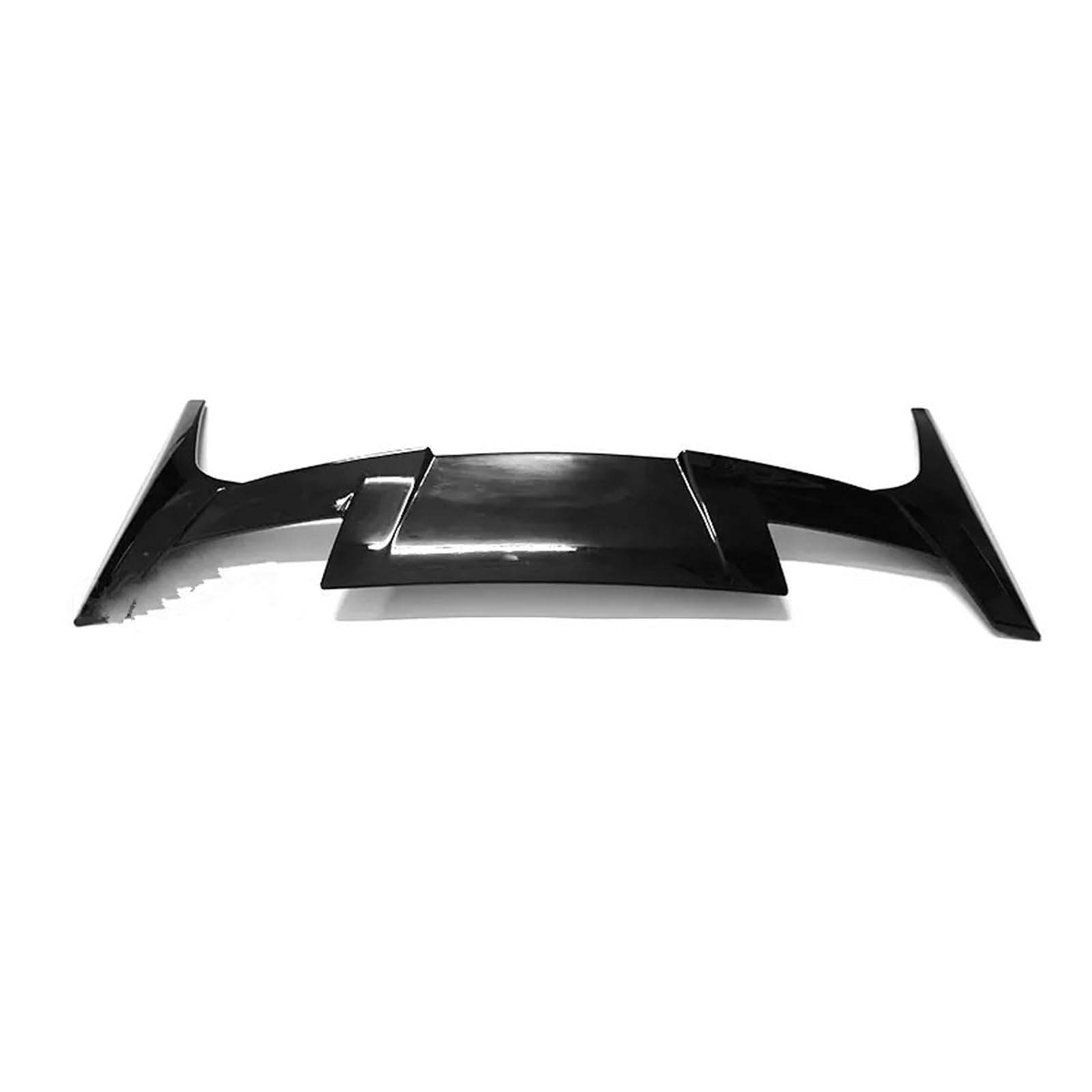 Heckspoiler Flügel Auto Dachflügel Für Tesla Für Modell Y 3 Spoiler Schwarz Carbon Oberfläche Schwanz Fin Dekoration Zubehör(3 Glossy Black) von KZZYPJ