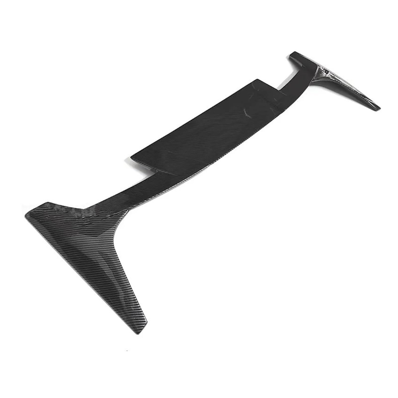 Heckspoiler Flügel Auto Dachflügel Für Tesla Für Modell Y 3 Spoiler Schwarz Carbon Oberfläche Schwanz Fin Dekoration Zubehör(Y Carbon Paint) von KZZYPJ