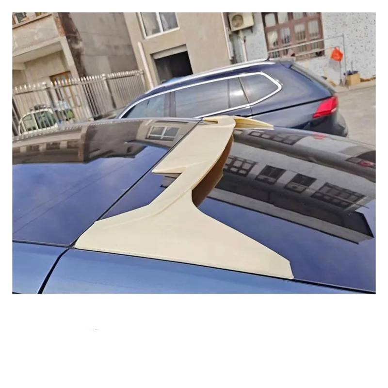 Heckspoiler Flügel Auto Dachflügel Für Tesla Für Modell Y 3 Spoiler Schwarz Carbon Oberfläche Schwanz Fin Dekoration Zubehör(Y Unpainted) von KZZYPJ