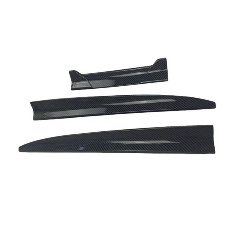 Heckspoiler Flügel Auto Universal Heckspoiler Flügel Dachspoiler Limousine Fließheck DIY Länge Für VW Für Polo Für Goft(Style1 Carbon Look) von KZZYPJ