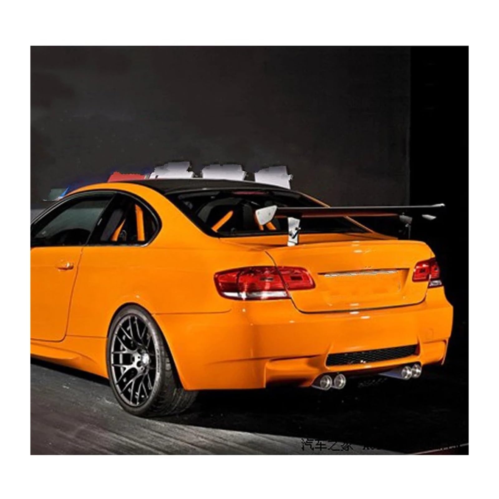 Heckspoiler Flügel Für M3 Für E92 Für E46 Für GTS Style Echtcarbon Universal Heckspoilerspoiler(Unpainted Spoiler) von KZZYPJ