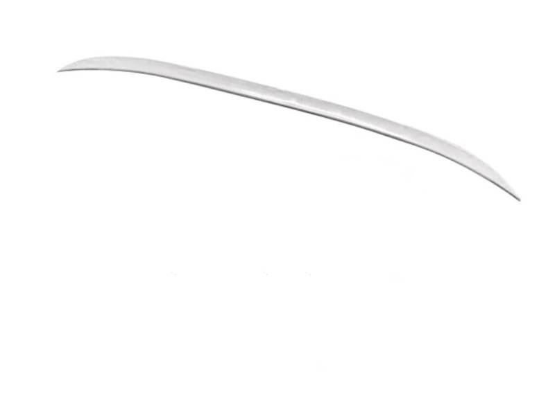 Heckspoiler Flügel Für Skoda Für Octavia Schwarz Weiche Auto Hinten Dach Stamm Spoiler Heckspoiler Lip Trim Spoiler ABS Glänzend Schwarz 5D Styling(White) von KZZYPJ