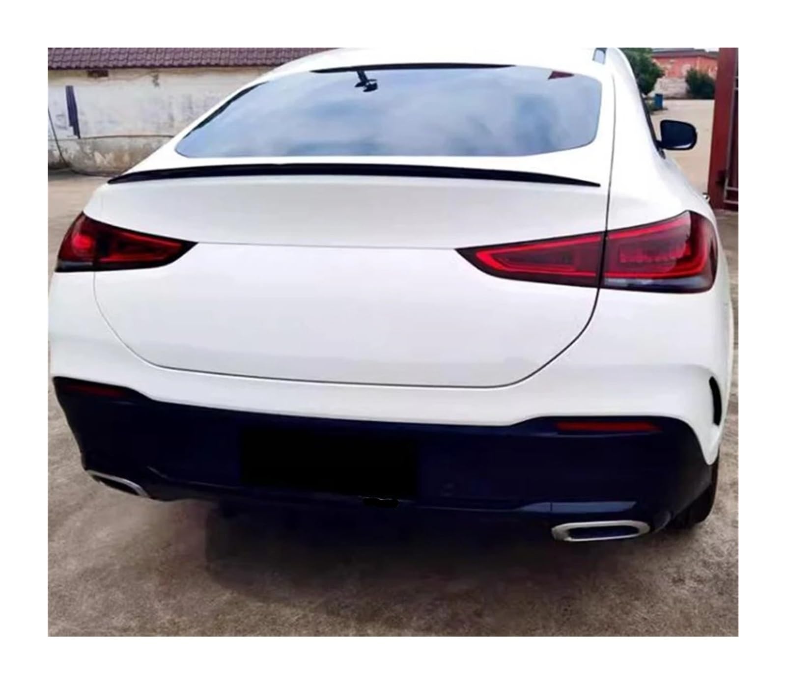 Heckspoiler Flügel Für W167 Für C167 Für GLE350 Für GLE450 Für GLE500e 2020-2024 ABS Spoiler Auto Heckspoiler Heckflügel Heckflügel Dekoration(Unpainted Primer) von KZZYPJ