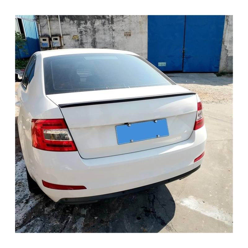 Heckspoiler Flügel Spoiler Auto Styling ABS Unlackiert Farbe Hinten Stamm Flügel Boot Spoiler Auto Dekoration Für Skoda Für Octavia 2015 2016 2017(Dark Grey) von KZZYPJ