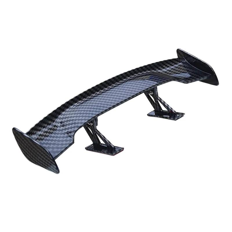 Heckspoiler Flügel Universal Auto Für Mini Spoiler Flügel Allgemeine Verwendung Dekorative Langlebig Auto Außen Zubehör Für Alle Autos(Carbon Fiber) von KZZYPJ