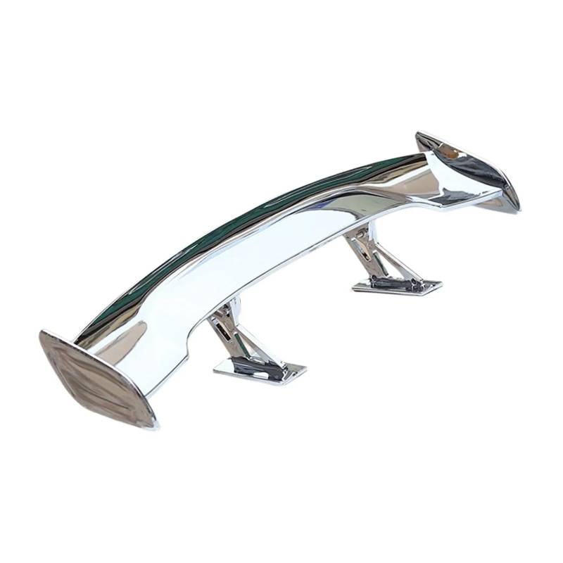 Heckspoiler Flügel Universal Auto Für Mini Spoiler Flügel Allgemeine Verwendung Dekorative Langlebig Auto Außen Zubehör Für Alle Autos(Silver) von KZZYPJ