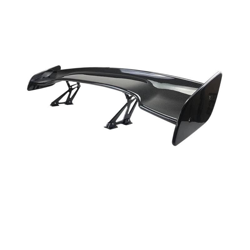 Heckspoiler Flügel Universal GT Stil Heckspoiler Flügel Heckspoiler Luftdamm Für 99% Limousine Body Kit Dekoration Carbon Fiber Racing Auto Tuning Zubehör(Carbon Fiber Look) von KZZYPJ