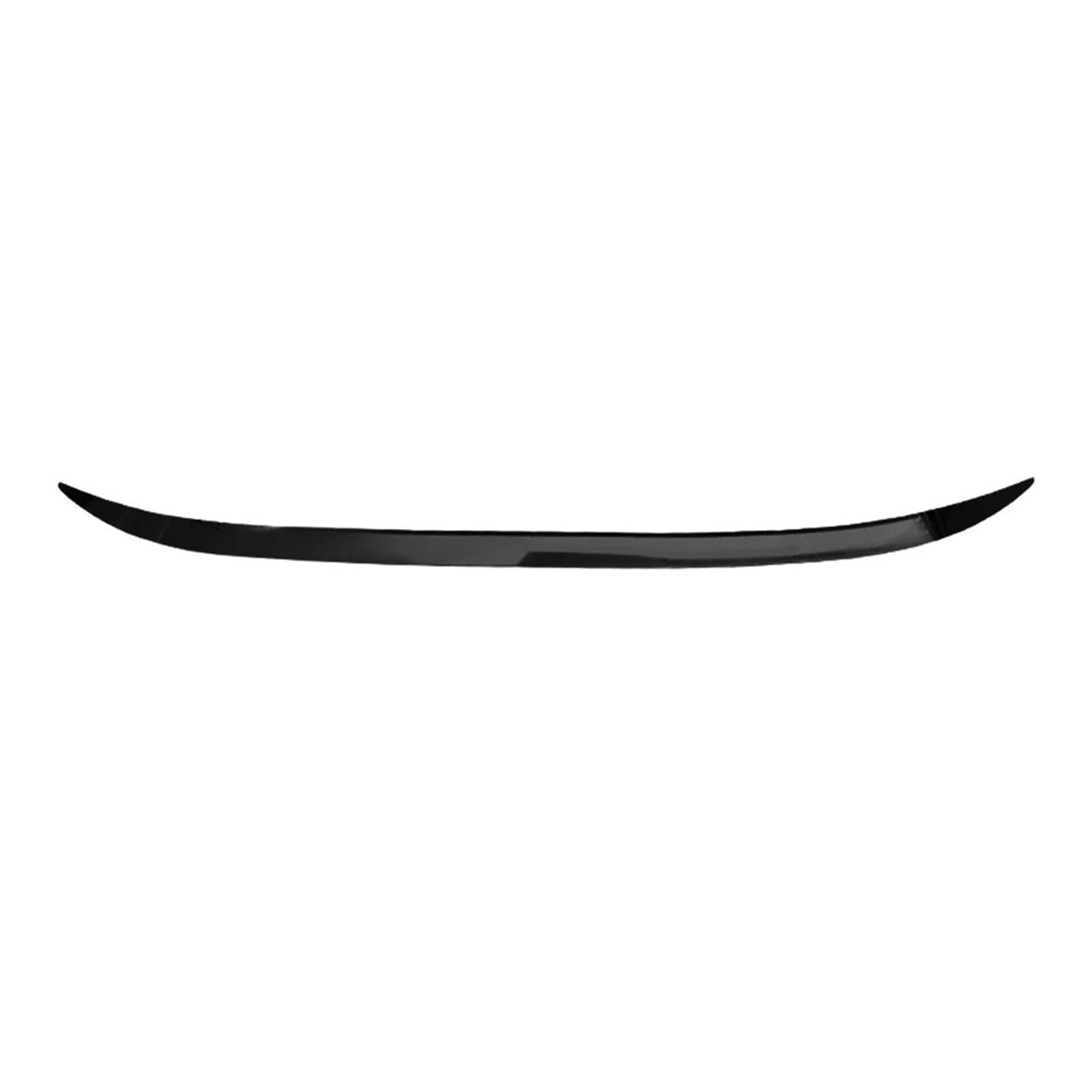 Heckspoiler Flügel Universal Hinten Schwanz Trunk Lip 120cm Auto Limousine Flügel Spoiler Trim Für E90 Für E46 Für F30(Glossy Black) von KZZYPJ