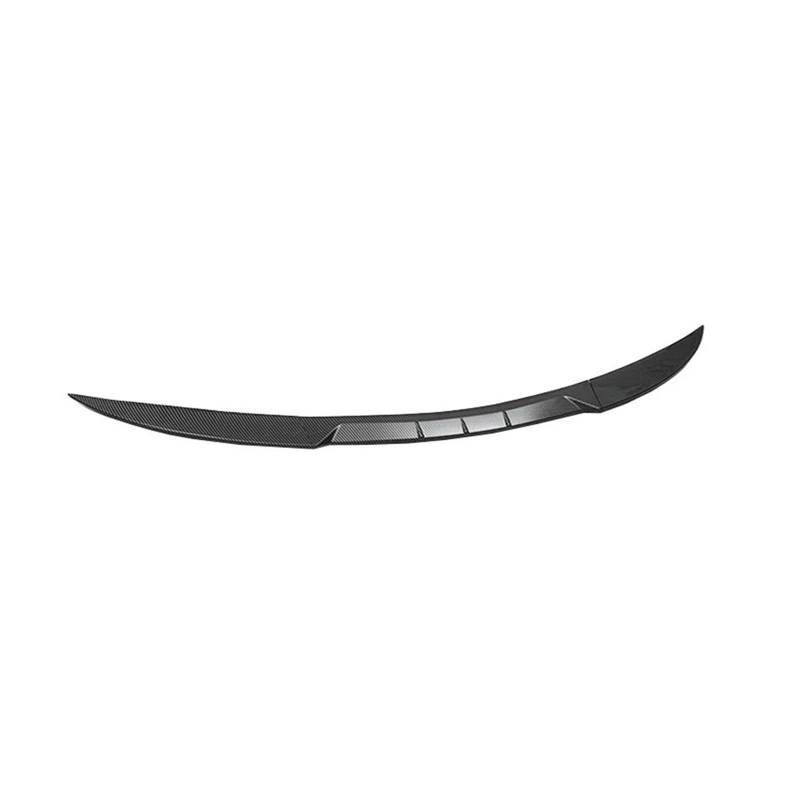Heckspoiler Flügel Zubehör Spoiler Auto Heckklappe Heckflügel ABS Carbon Fiber Glänzend Schwarz Außen Modifikation Für Tesla Für Modell 3 Y(Carbon Look) von KZZYPJ