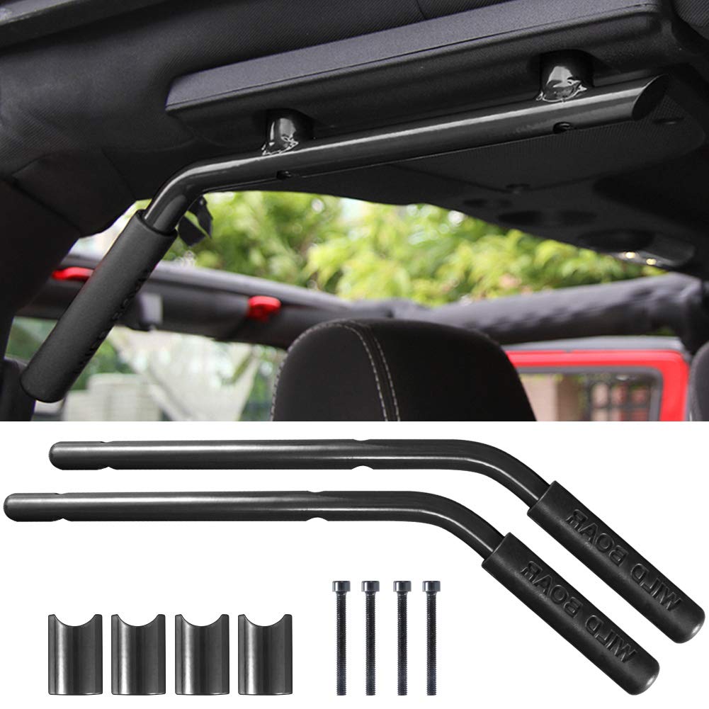 KATUR Haltegriff für Jeep Wrangler JK Rubicon Sahara Sport 2007-2017 2/4 Tür Vollstahl Schwarz - 2 Stück KATUR Haltegriff für Jeep Wrangler JK Rubicon Sahara Sport 2007-2017 2/4 Tür Vollstahl Schwarz - 2 Stück von KATUR
