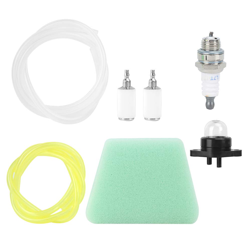 Luft-Kraftstoff-Filter-Primer-Birne, Kraftstoffleitung, Zündkerzen-Set, Kettensägen-Zubehör-Set, Passend für, Poulan, Sears, Echo Luft-Kraftstoff-Filter-Primer-Birne, Kraftstoffleitung, Zündkerzen-Set, Kettensägen-Zubehör-Set, Passend für, Poulan, Sears, Echo von Kadimendium