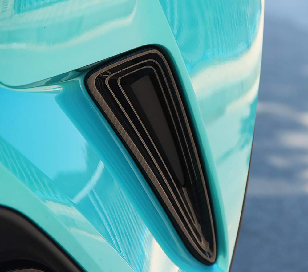 Kadore Abdeckung für Toyota C-HR CHR 2016 2017 Auto Frontstoßstange Seitengitter Nebelscheinwerfer Abdeckung Abdeckung schwarz ABS Carbonfaser Farbe 2 Stück Kadore Abdeckung für Toyota C-HR CHR 2016 2017 Auto Frontstoßstange Seitengitter Nebelscheinwerfer Abdeckung Abdeckung schwarz ABS Carbonfaser Farbe 2 Stück von Kadore