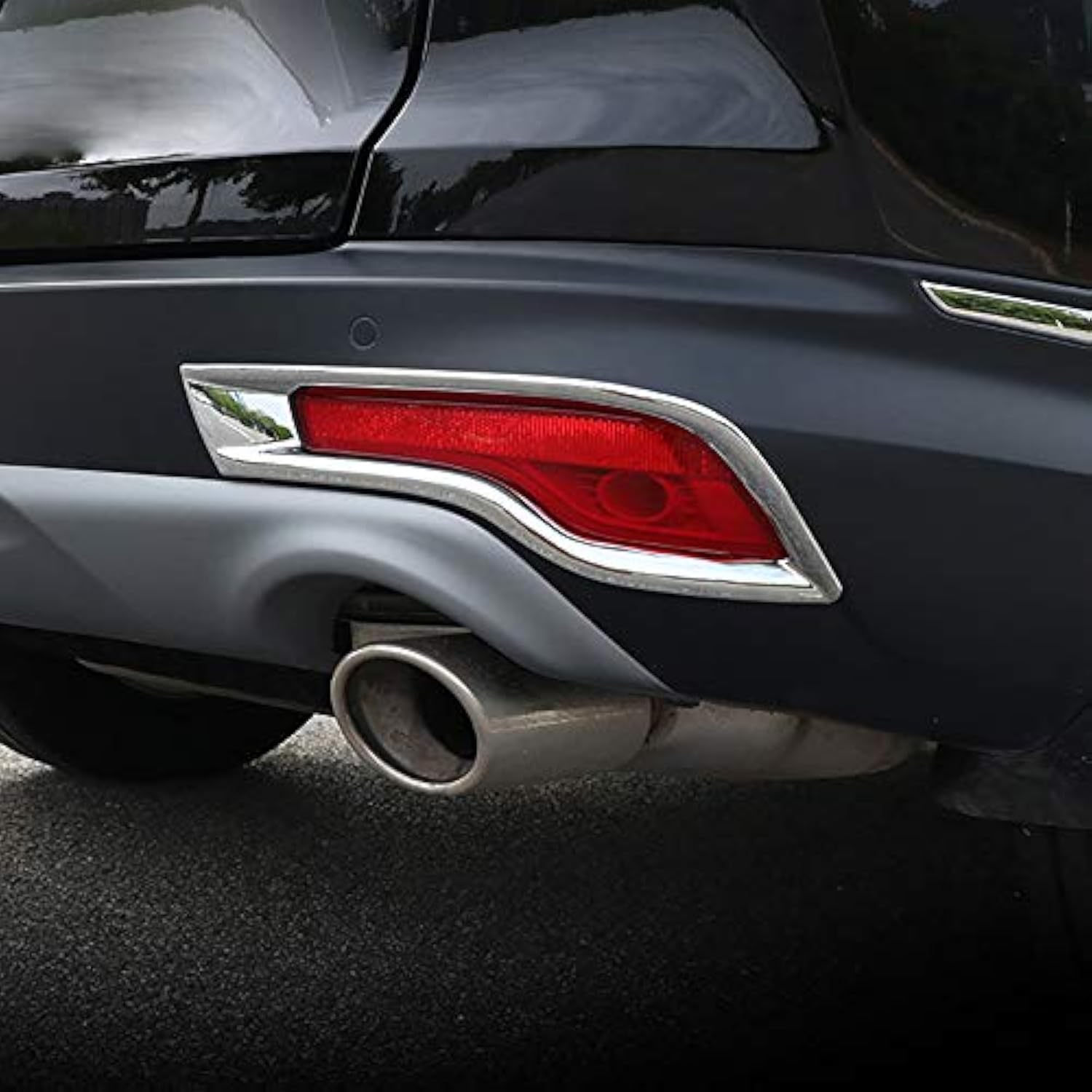 Kadore für Honda CR-V CRV 2017 2018 2019 Chrom Nebelschlussleuchten Lampenabdeckung Zierrahmen 2-TLG. (Nicht für 2020 am Modell) von Kadore