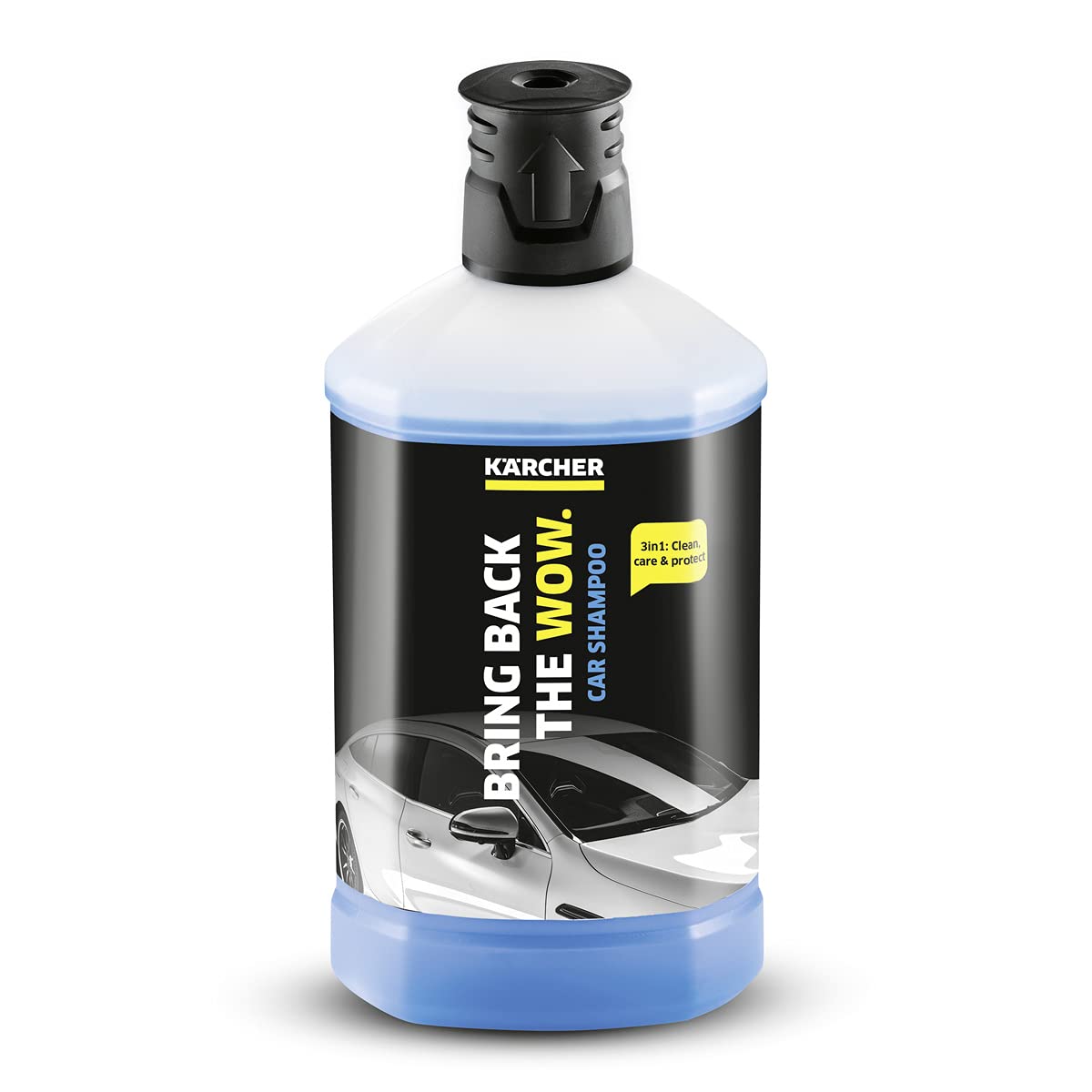 Kärcher Autoshampoo 3-in-1 RM 610 (1 l), höchste Reinigungseffizienz, Pflege und Schutz in einem Schritt von Kärcher