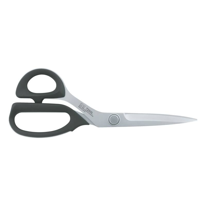 KAI Premium Linkshänder Schere mit 25 cm Gesamtlänge aus der Serie 7000 - rostfreier AUS8A-Edelstahl mit 58 HRC, Universalschere Allroundschere, Küchenschere aus Japan höchste Qualität von KAI