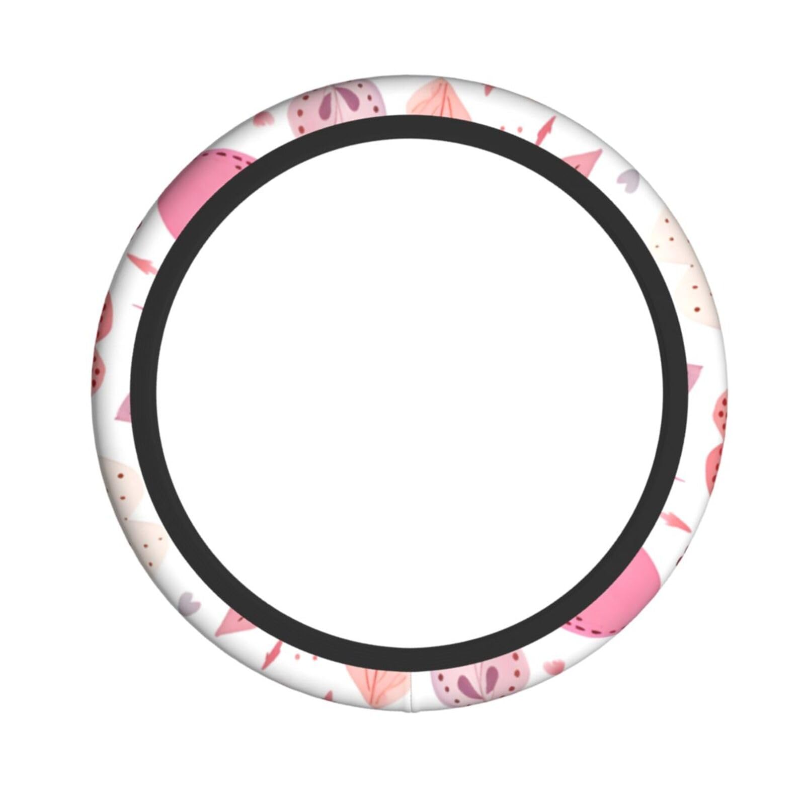 Neopren-Lenkradbezug, Motiv: fallende rote Herzen, Aquarell, Universal-Lenkradbezug, passend für 38,1 cm (15 Zoll) große Autos, SUVs, Vans, rutschfester Schutz für Autos und LKWs von Kaifanee
