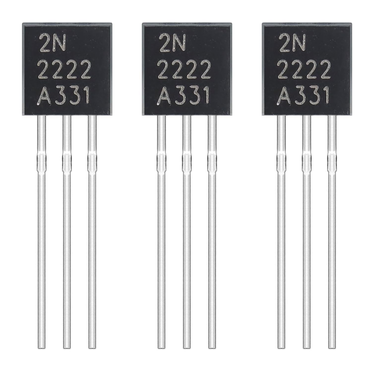 Kaiserberg 5 Stück 2N2222 NPN Transistor TO-92 BJT von Kaiserberg