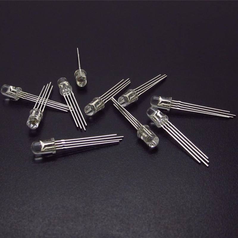 Kaiserberg 5 Stück 5mm RGB LED Leuchtdioden 4 Pin von Kaiserberg