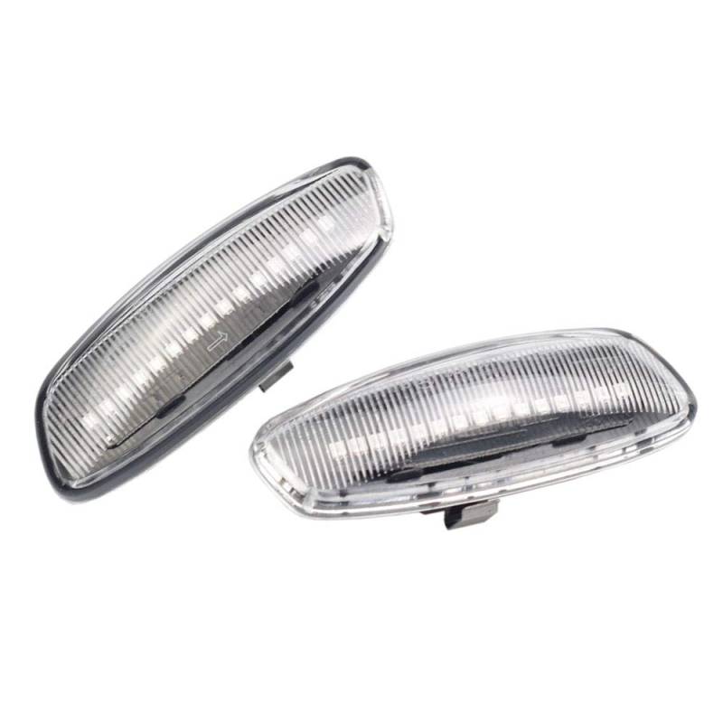 Seitenblinker für Peugeot 207 308 3008 5008 RCZ Citroen C3 DS3 C4 Picasso DS4 C5 Kristallweiß von Kakulkomen