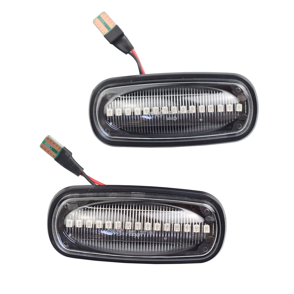 Transparent LED Seitenblinker Blinkleuchte Blinker Für Land Rover Discovery 2 1999-2004 Defender Freelander 1 2002-2005 Transparent LED Seitenblinker Blinkleuchte Blinker Für Land Rover Discovery 2 1999-2004 Defender Freelander 1 2002-2005 von Kakulkomen